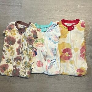 18 month Burt’s Bees Footie Pajama Bundle
